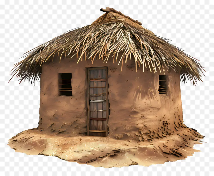 Maison De Hutte De Boue Indienne，Maison De Boue PNG