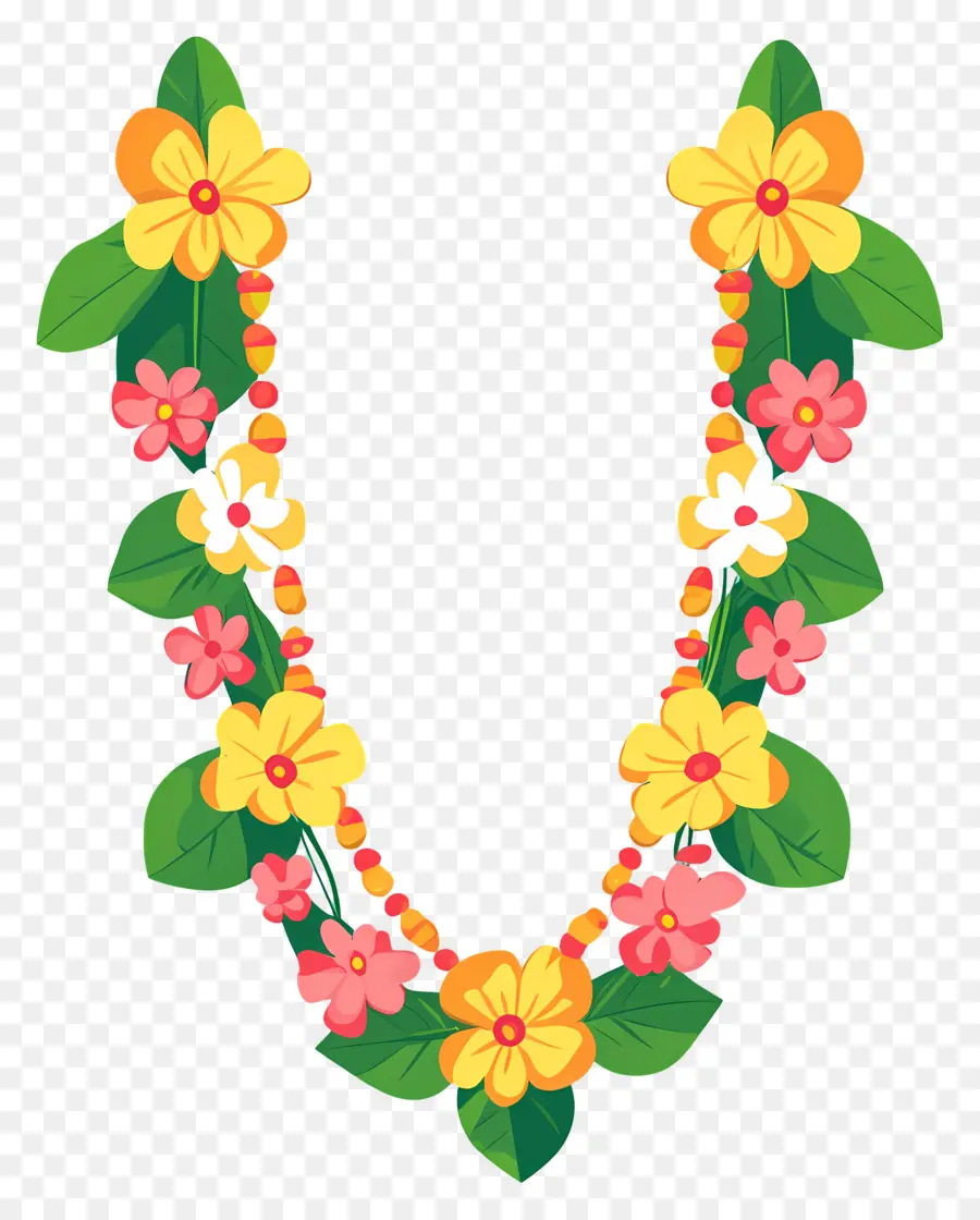 Guirlande Ougadi，Guirlande De Fleurs PNG