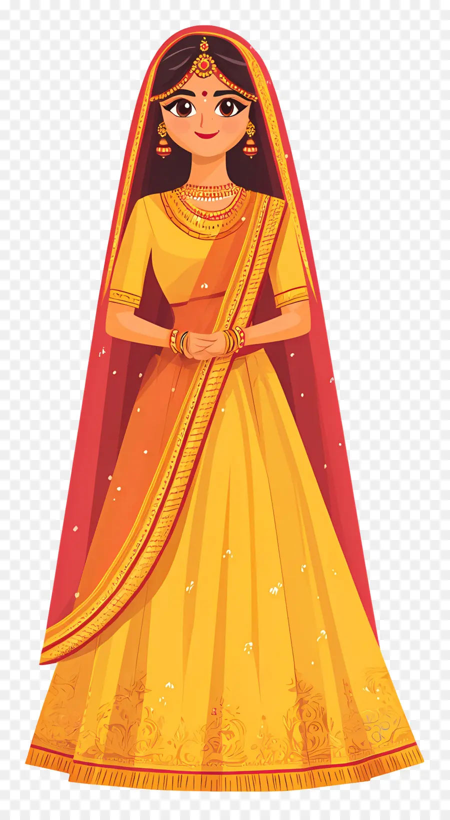 Sari De Mariage Indien，Femme En Costume Traditionnel PNG