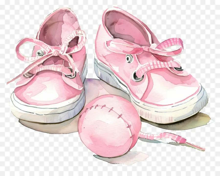 Chaussures De Bébé，Chaussures Roses PNG