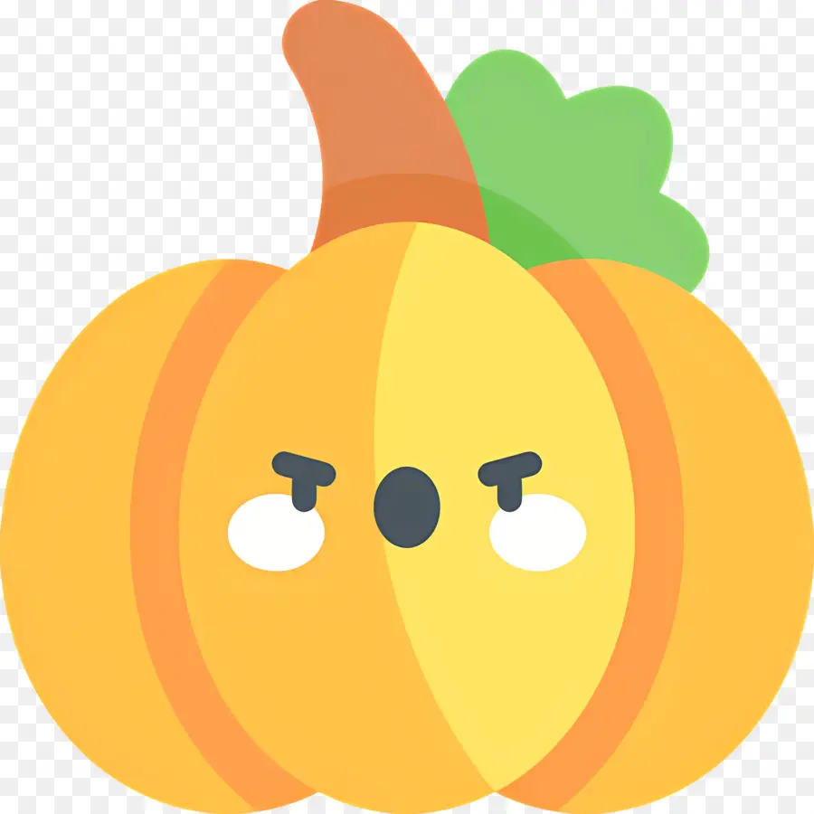 Citrouille D'halloween，Citrouille En Colère PNG