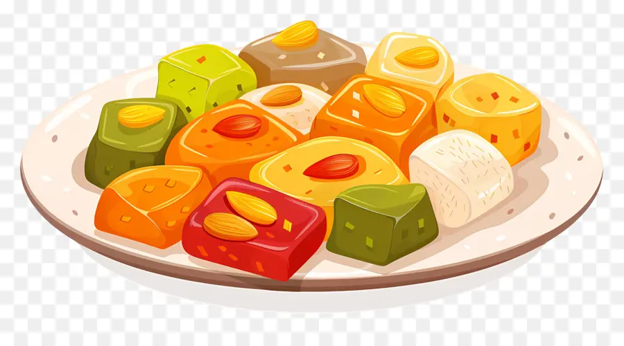 Bonbons Indiens，Bonbons Colorés PNG