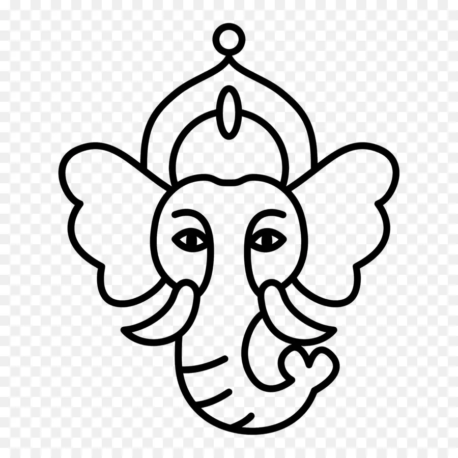 Ganesh，Tête D'éléphant PNG