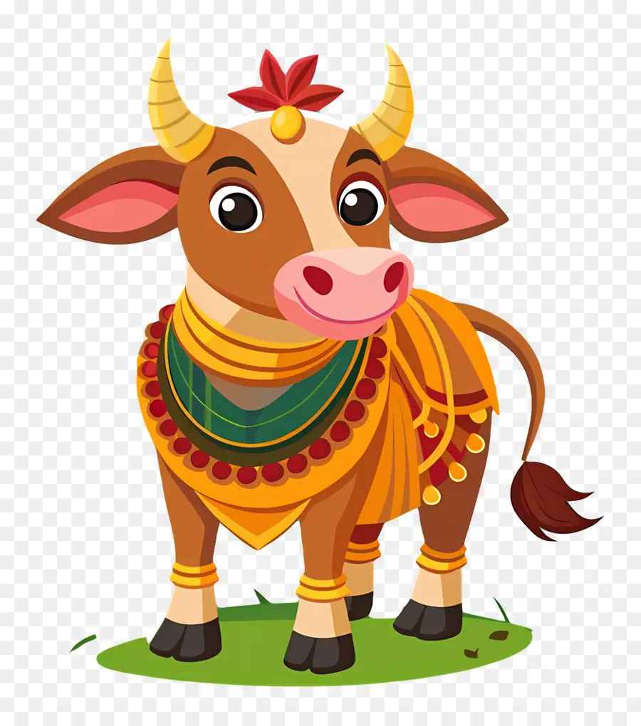 Vache Indienne，Vache Bleue PNG