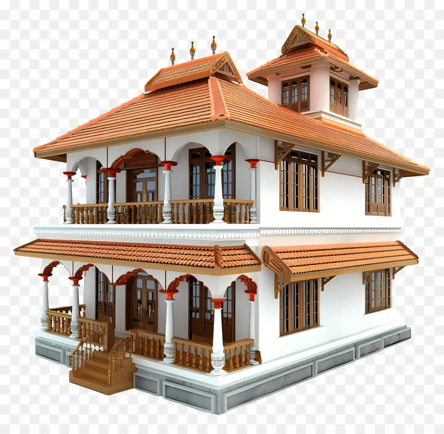 Maison Du Kerala，Maison Traditionnelle PNG