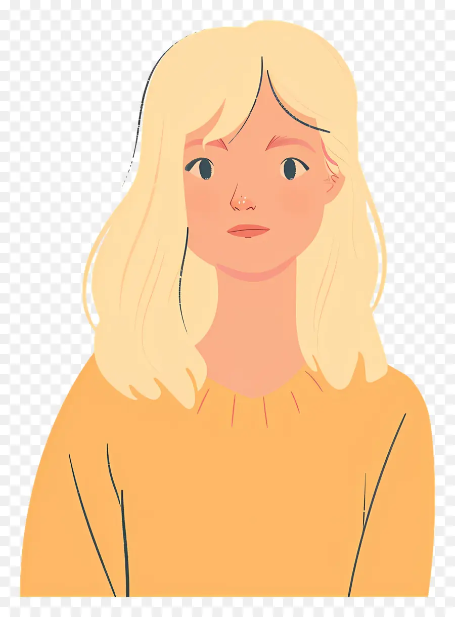 Femme Blonde，Femelle PNG