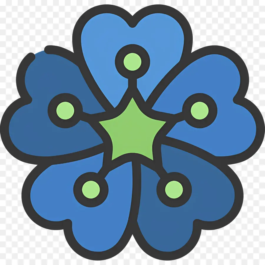 Fleur Bleue，Fleur PNG