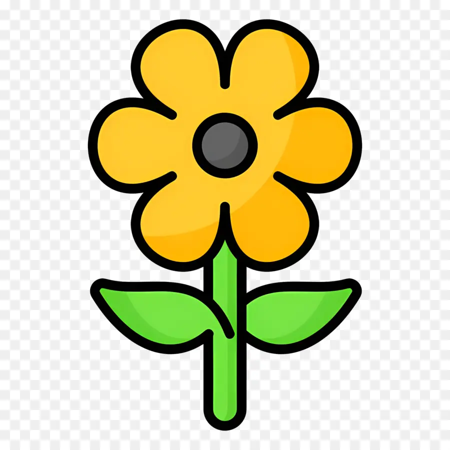 Fleur De Marguerite，Fleur Jaune PNG