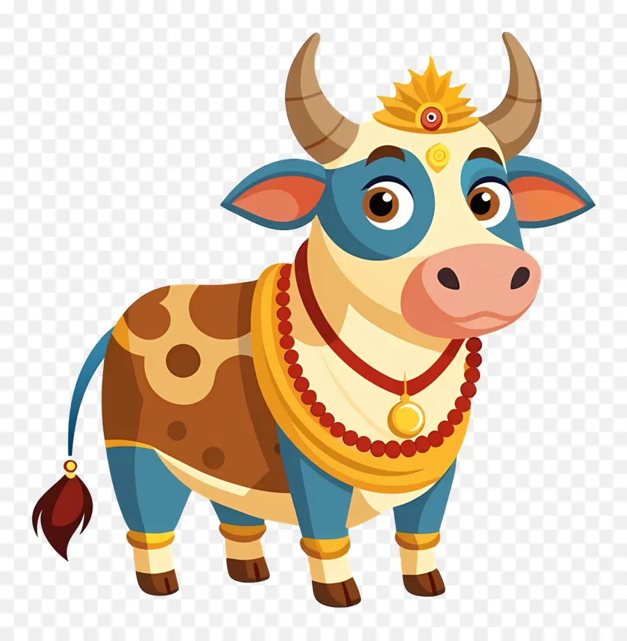 Vache Indienne，Vache Bleue PNG