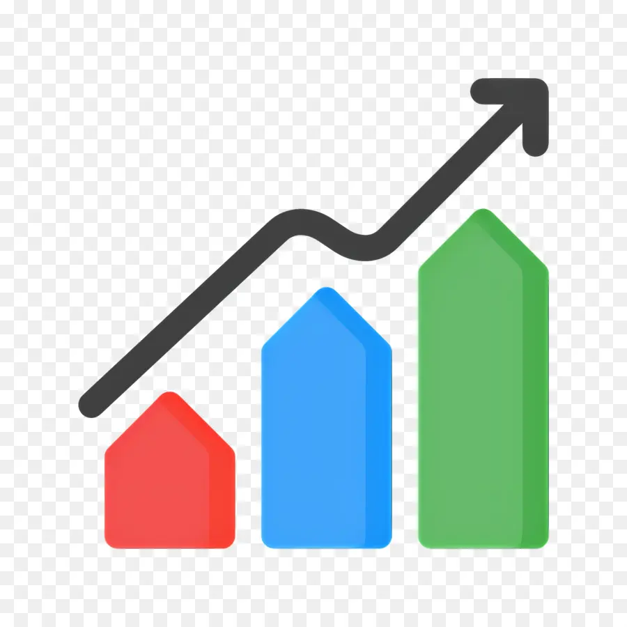 Flèche De Croissance，Courbe De Croissance PNG