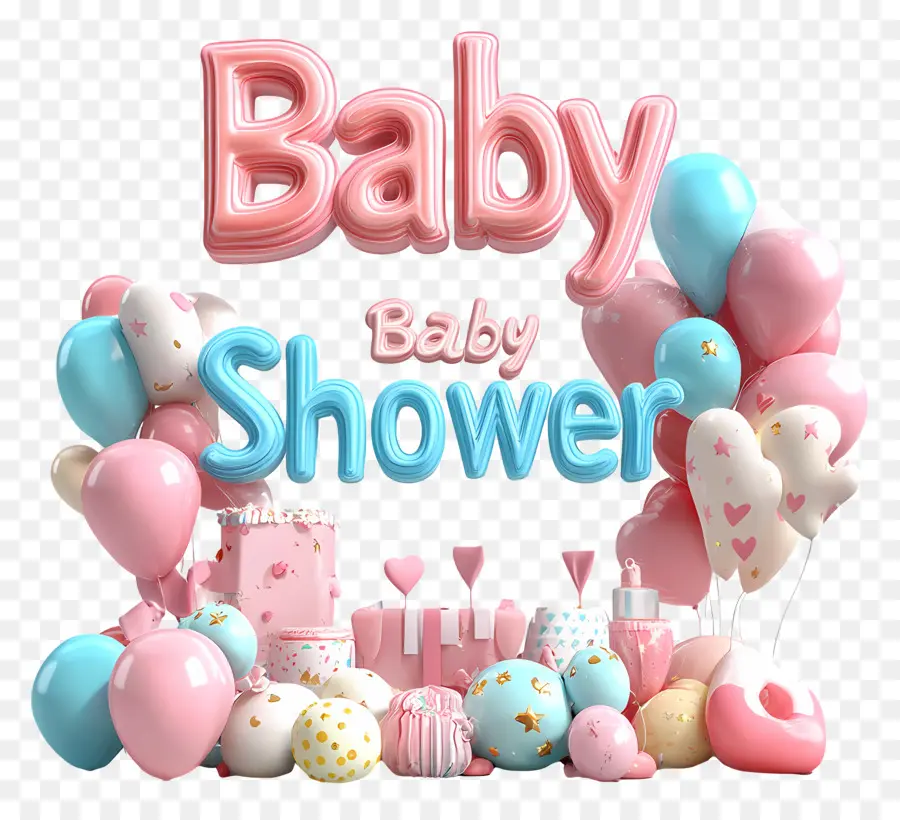 Douche De Bébé，Célébration PNG