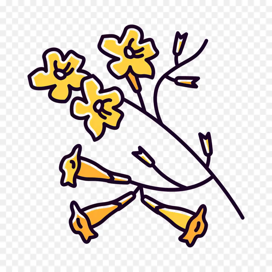 Fleur Jaune，Fleurs Jaunes PNG