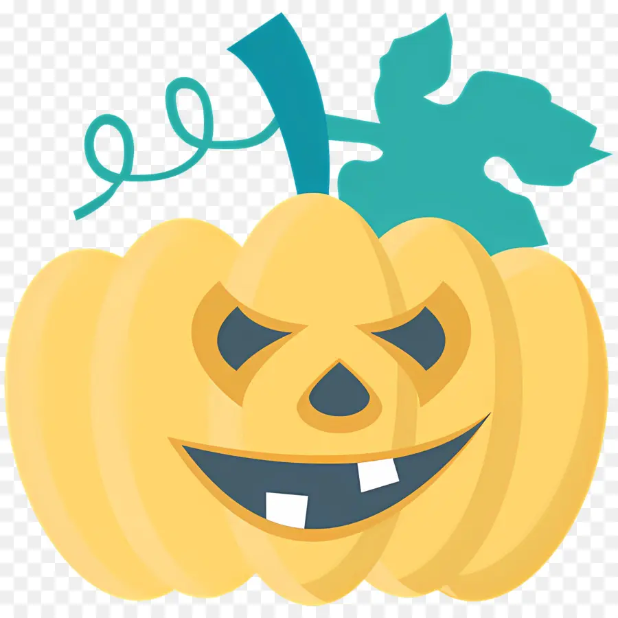 Citrouille D'halloween Effrayante，Citrouille PNG