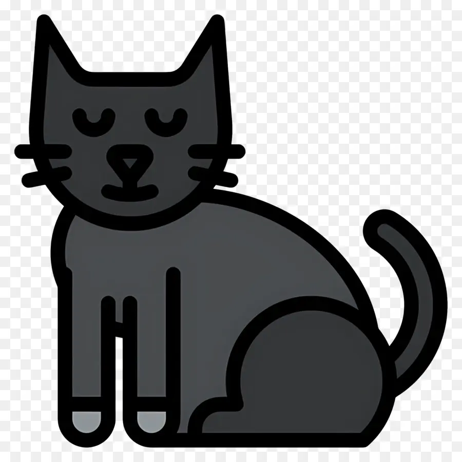 Chat D'halloween，Chat Noir PNG