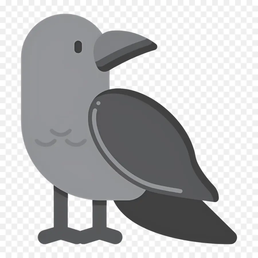 Corbeau，Oiseau Gris PNG