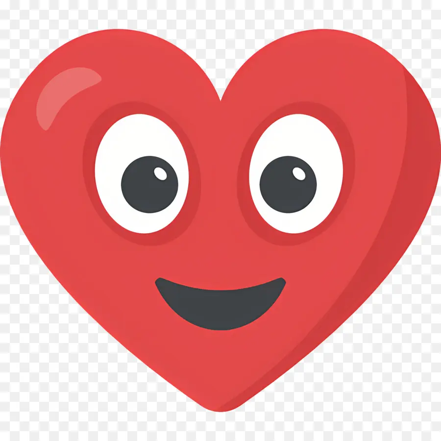 Emoji Coeur，Coeur Souriant PNG