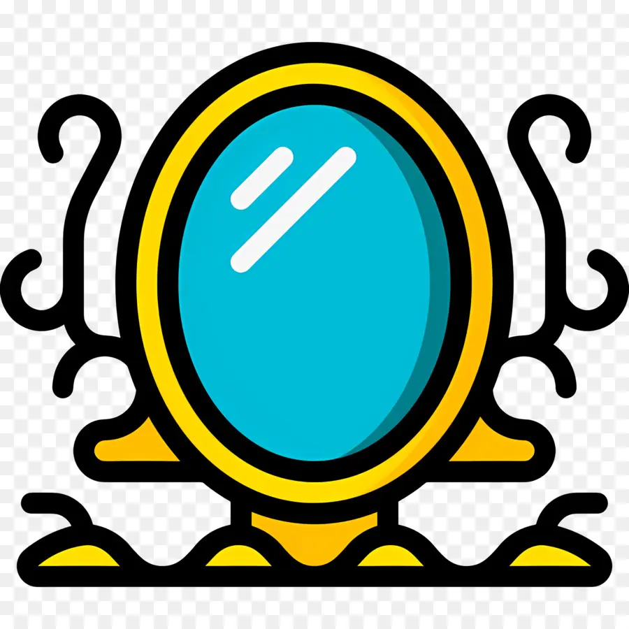 Miroir De Beauté，Miroir PNG