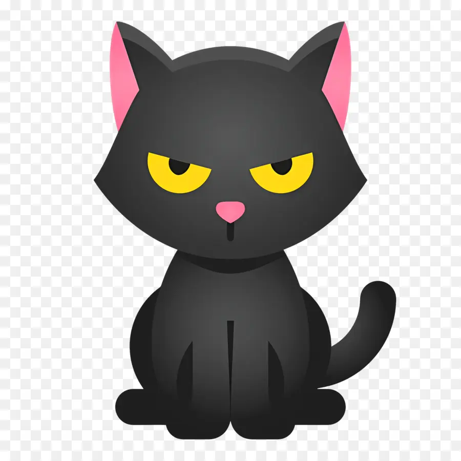 Chat D'halloween，Chat Noir PNG