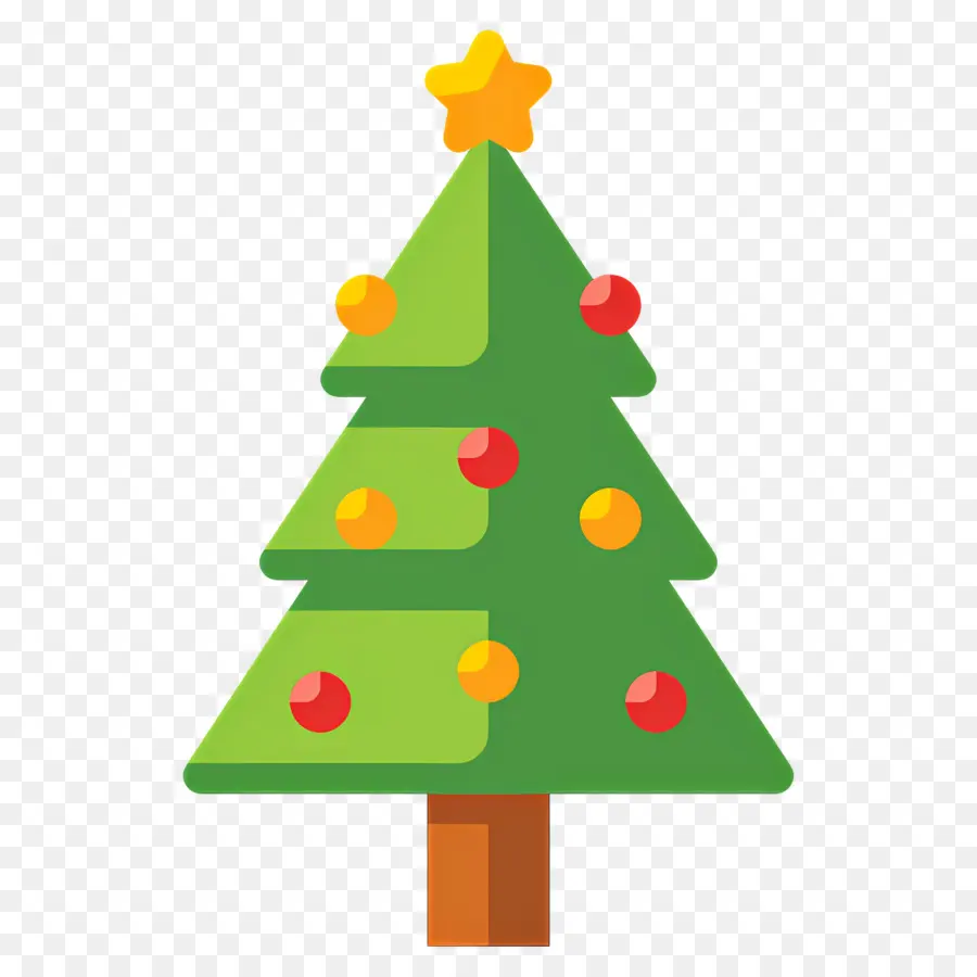 Arbre De Noël，Étoile PNG