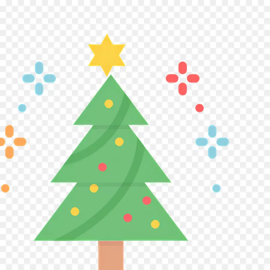 Arbre De Noël，Étoile PNG