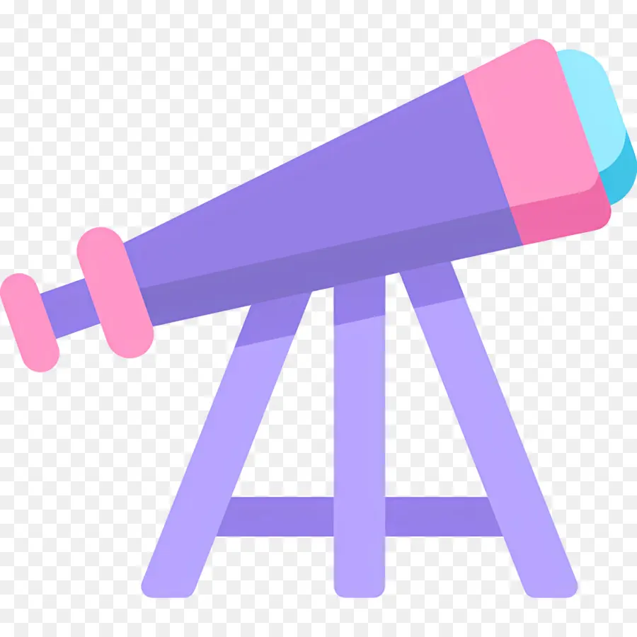 Télescope，Violet PNG