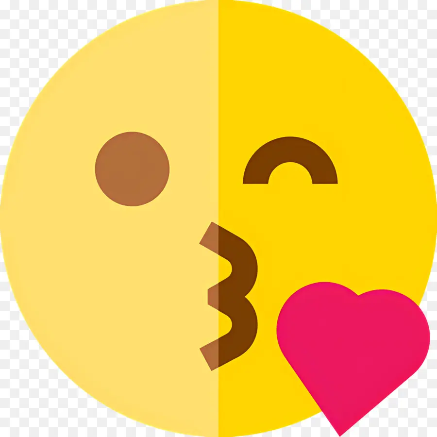 Baiser Emoji，Embrasser Emoji PNG