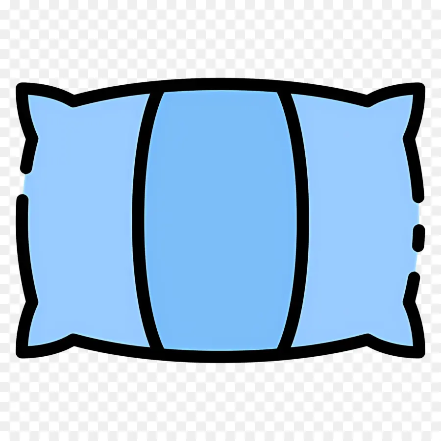 Oreiller De Couchage，Oreiller Bleu PNG