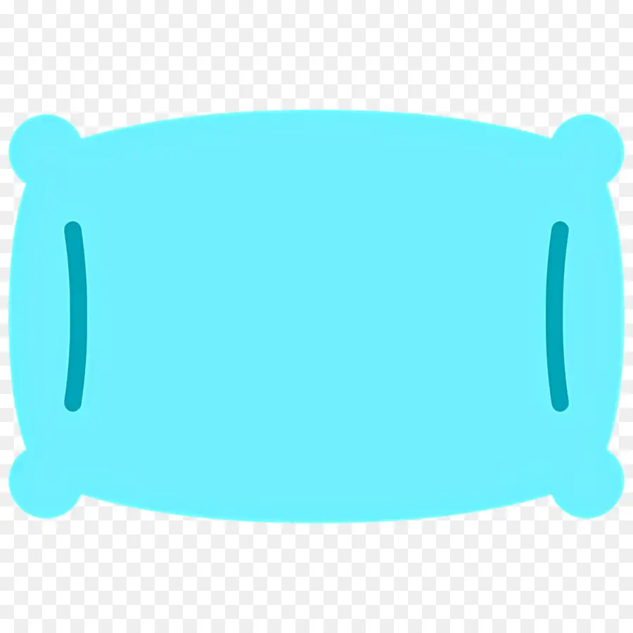 Oreiller De Couchage，Oreiller Bleu PNG