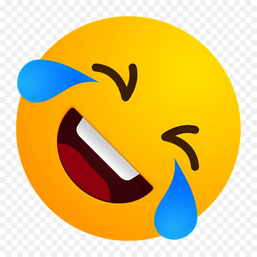 Emoji Qui Rit，Emoji Riant PNG