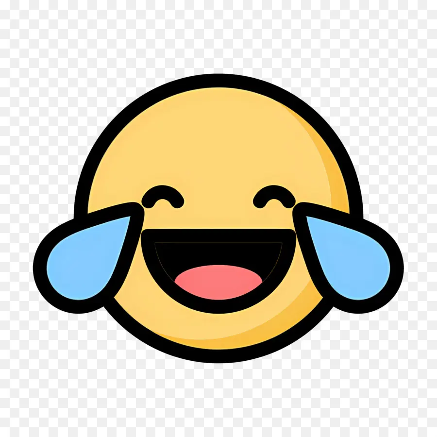 Emoji Qui Rit，Emoji Riant PNG