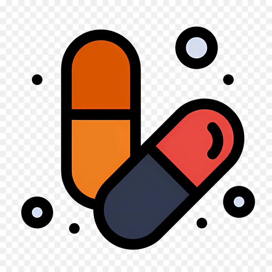 Capsule De Médicament，Pilules Colorées PNG