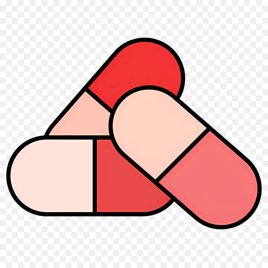 Capsule De Médicament，Pilules Colorées PNG