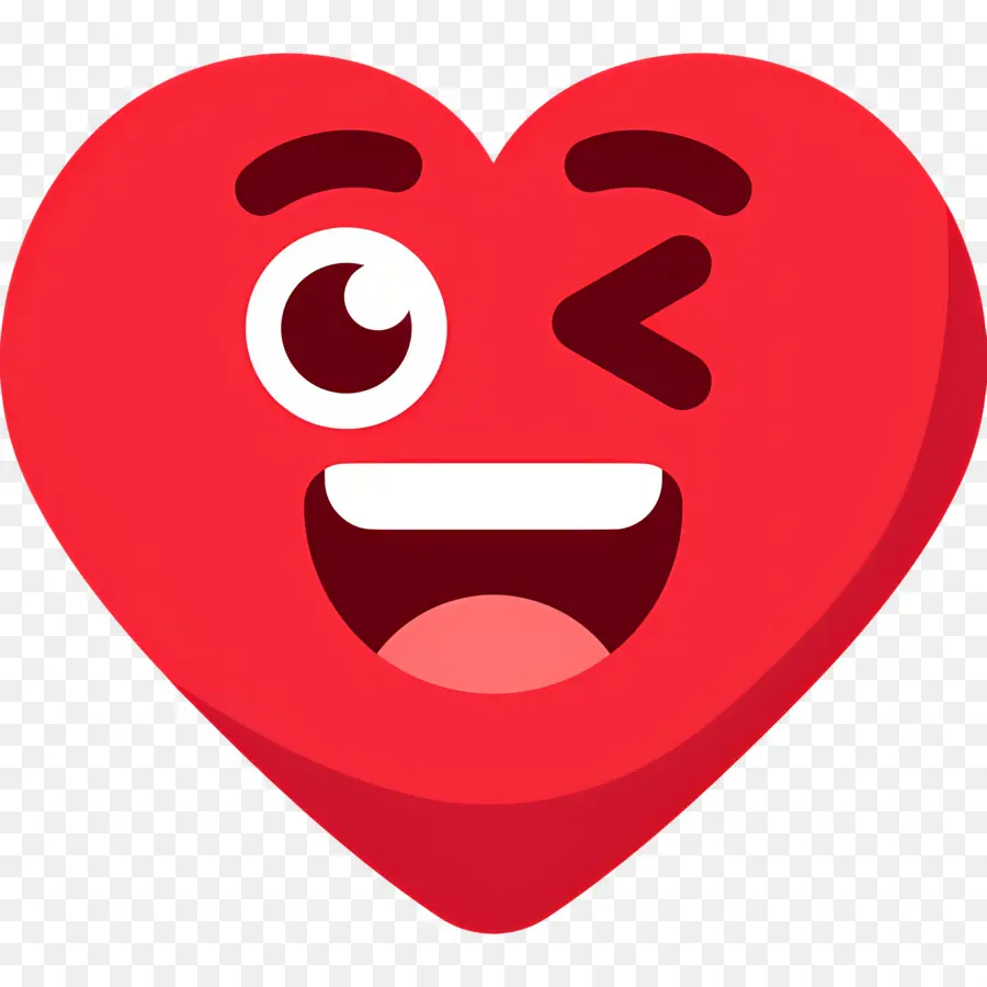 Emoji Coeur，Emoji Coeur Qui Rit PNG