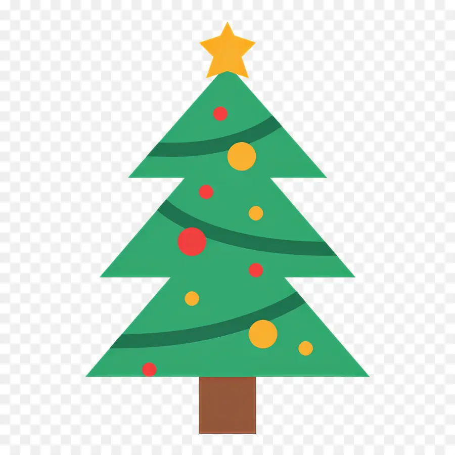 Arbre De Noël，Étoile PNG