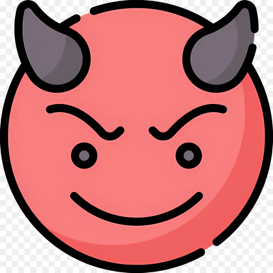 Emoji Du Diable，Visage Du Diable PNG