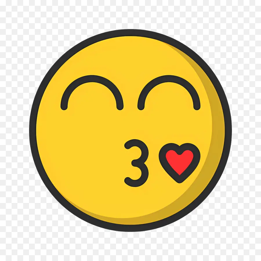 Baiser Emoji，Embrasser Emoji PNG