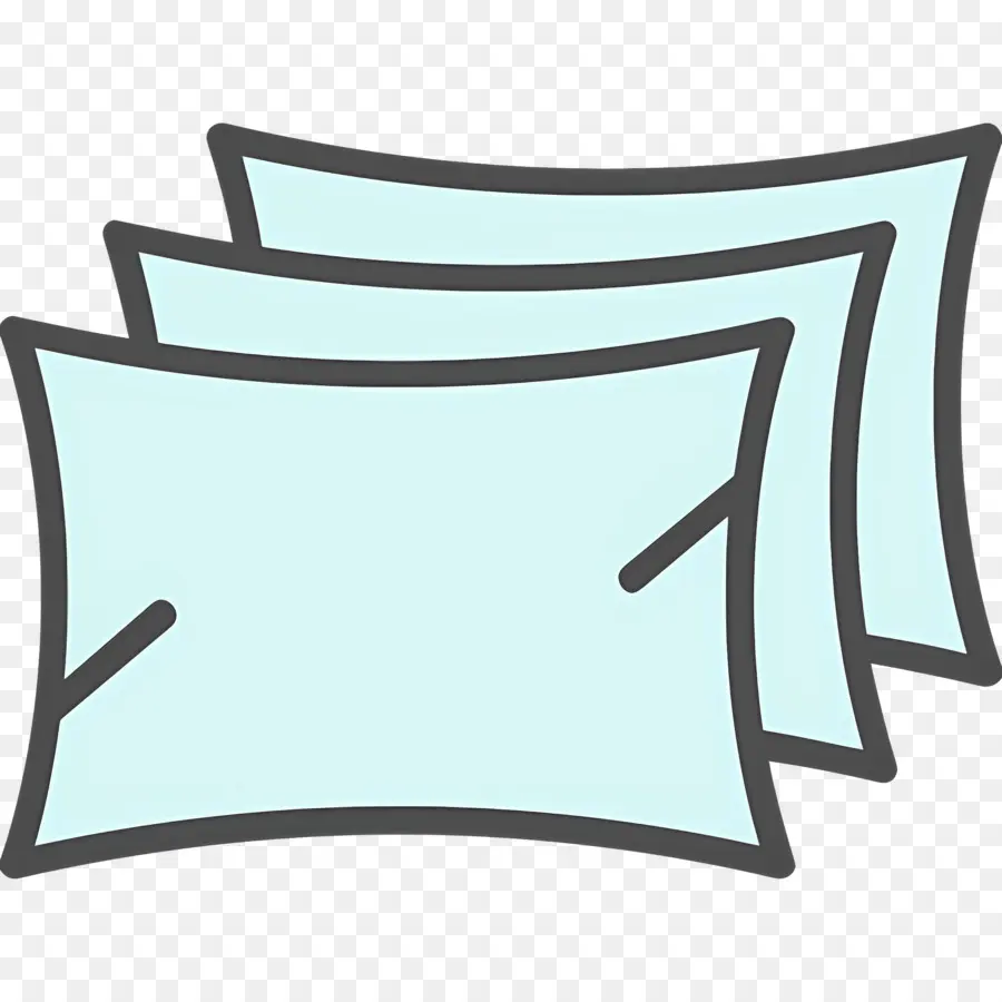 Oreiller De Couchage，Oreiller Bleu PNG