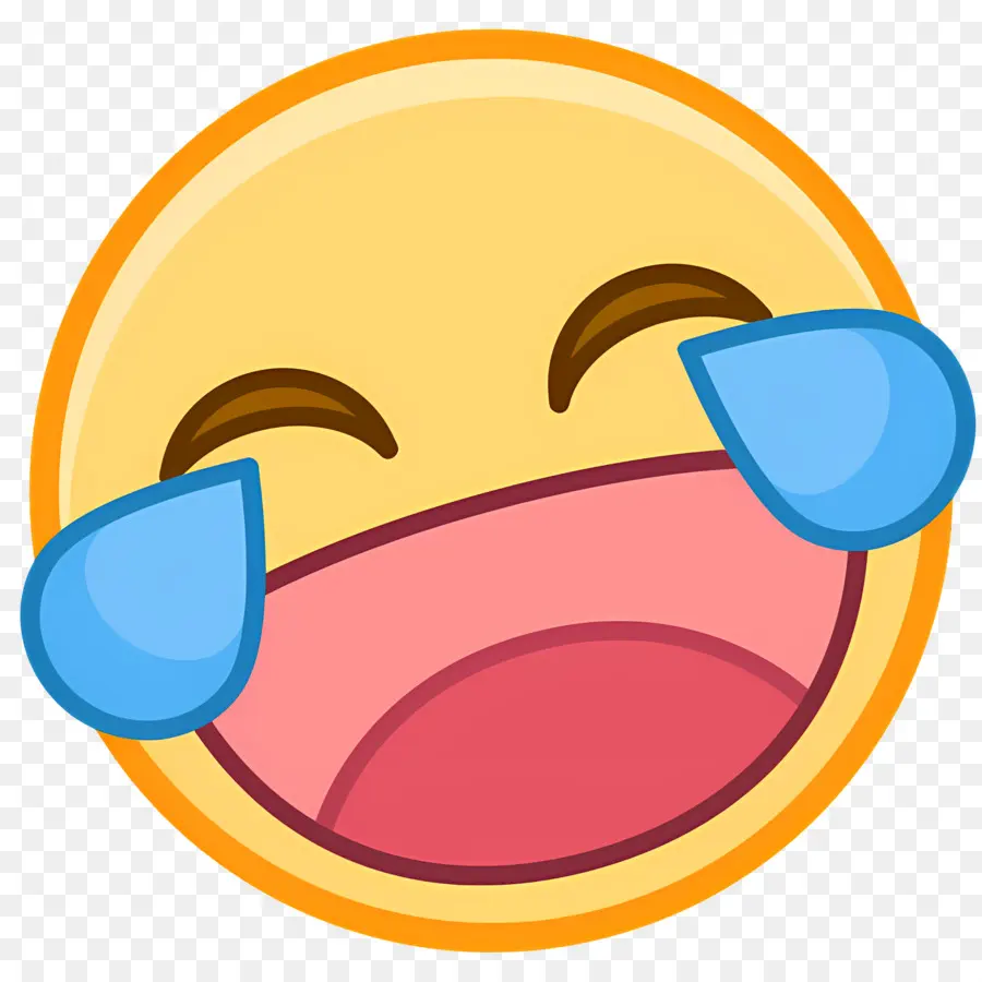 Emoji Qui Rit，Emoji Riant PNG