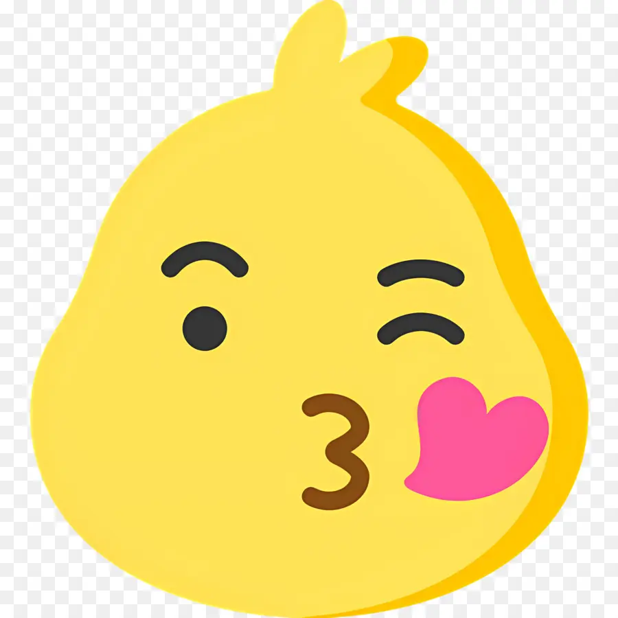 Baiser Emoji，Embrasser Emoji PNG