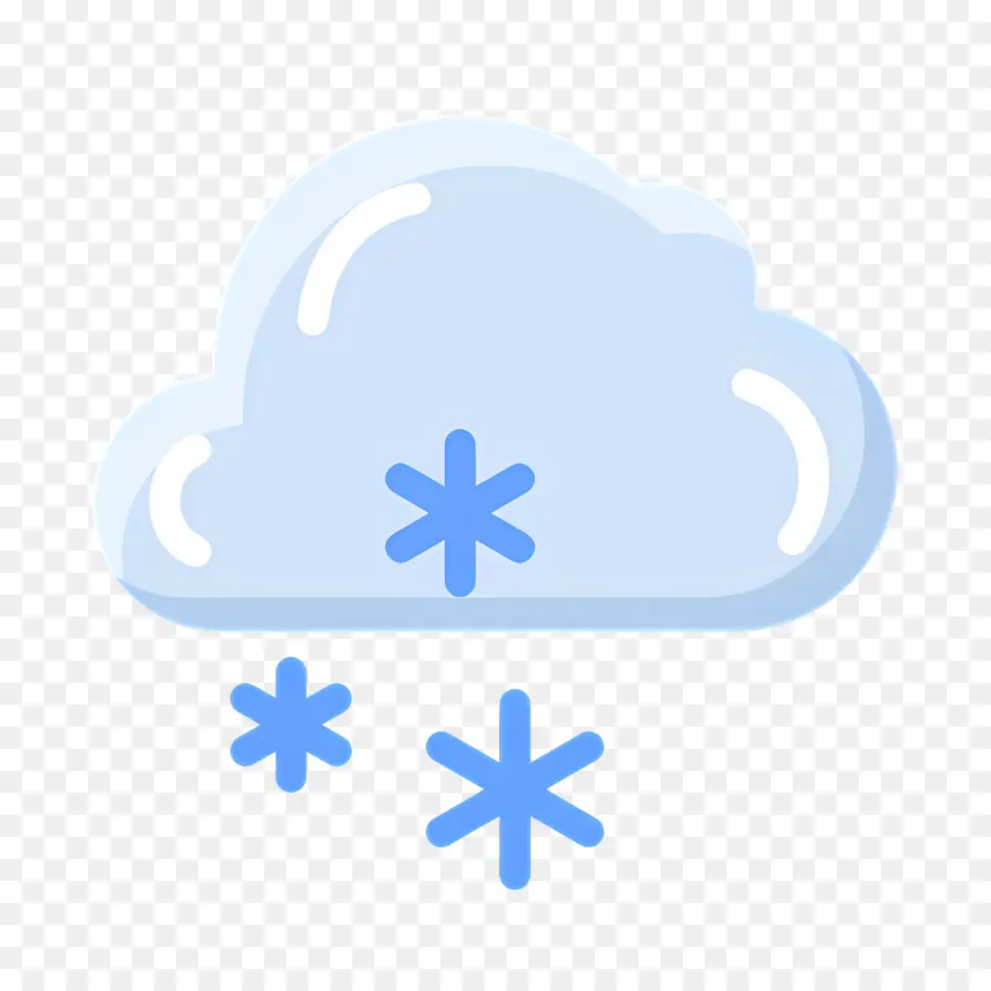 Temps Enneigé，Nuage De Neige PNG