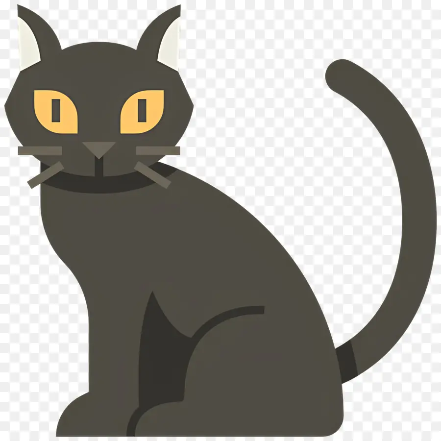 Chat D'halloween，Chat Gris PNG