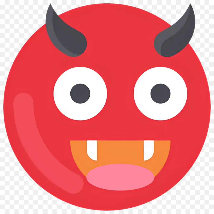 Emoji Du Diable，Emoji Diable Rouge PNG