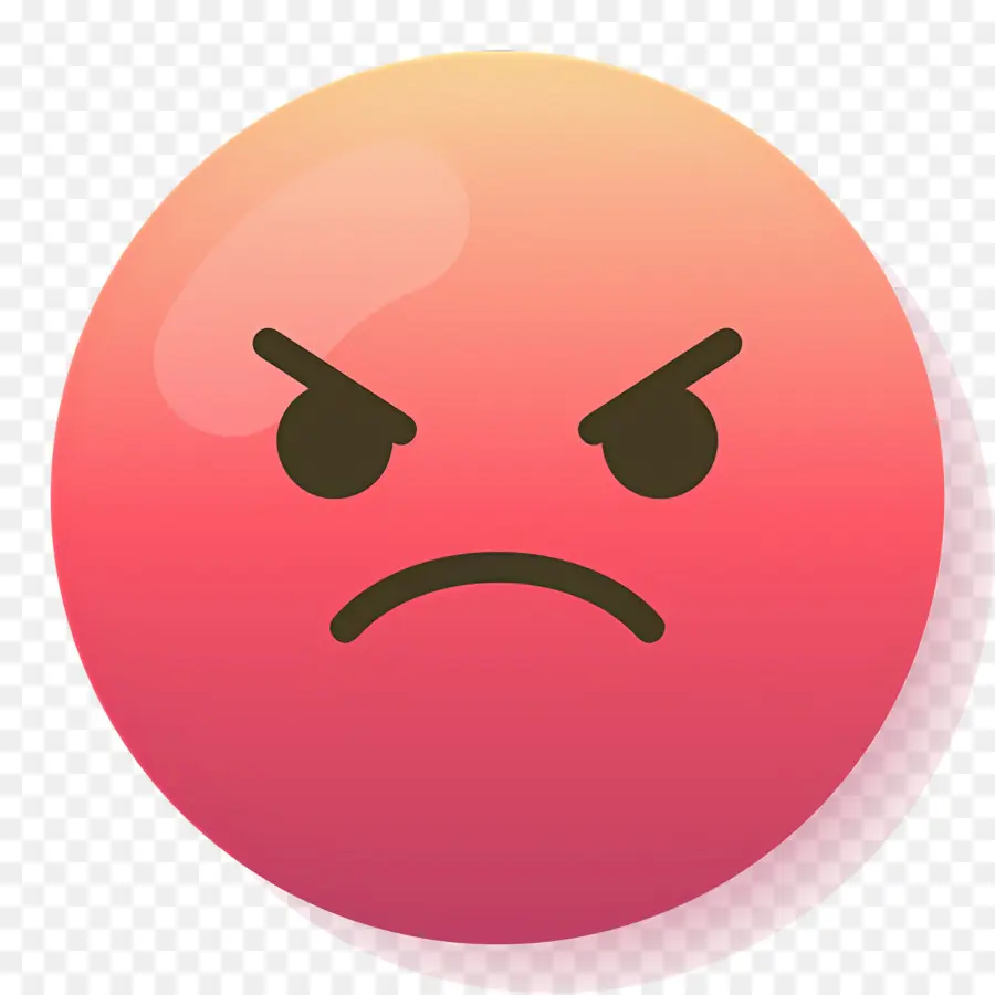 Emoji En Colère，Affronter PNG