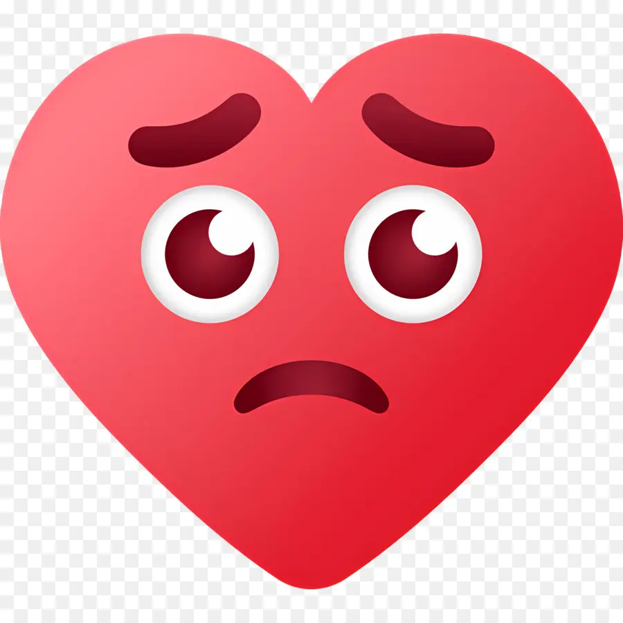 Emoji Coeur，Coeur Triste PNG