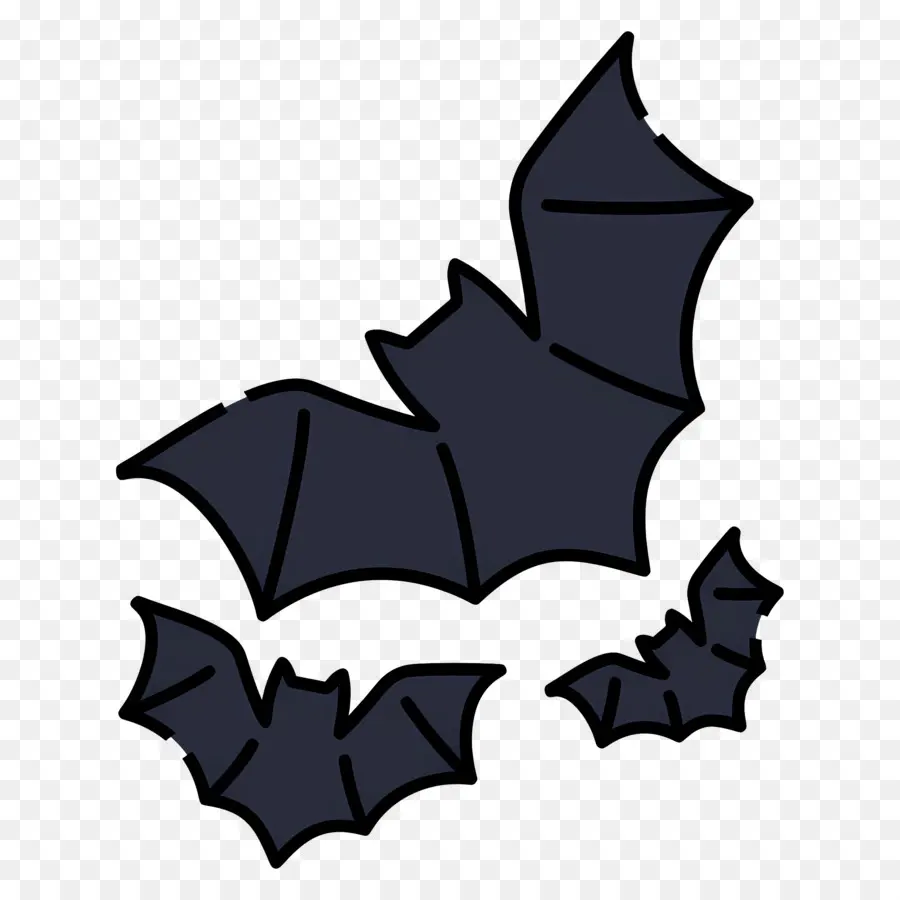 Chauve Souris D'halloween，Chauve Souris Noire PNG