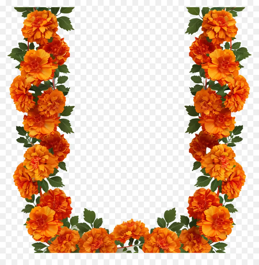 Guirlande De Soucis，Guirlande De Fleurs PNG