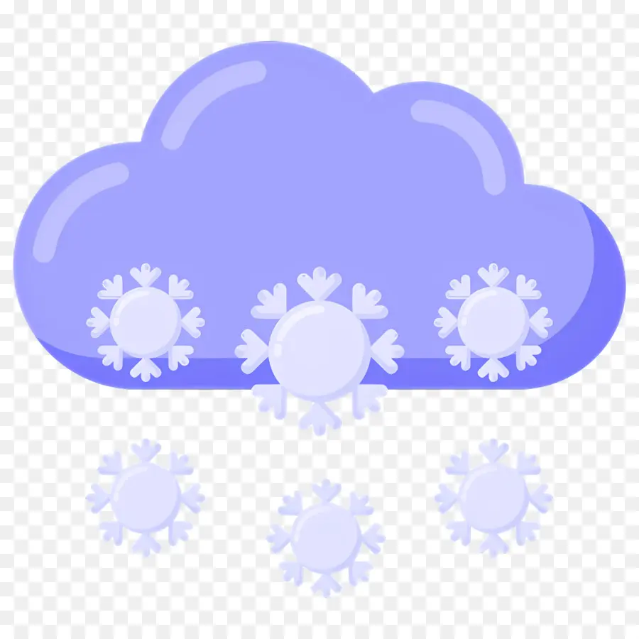 Temps Enneigé，Nuage De Neige PNG