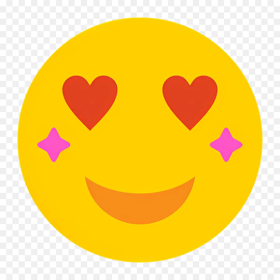 Baiser Emoji，Emoji Yeux De Coeur PNG