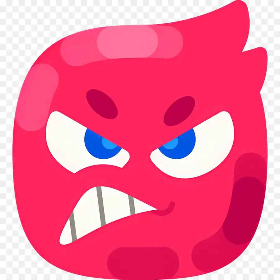 Emoji En Colère，Visage En Colère PNG