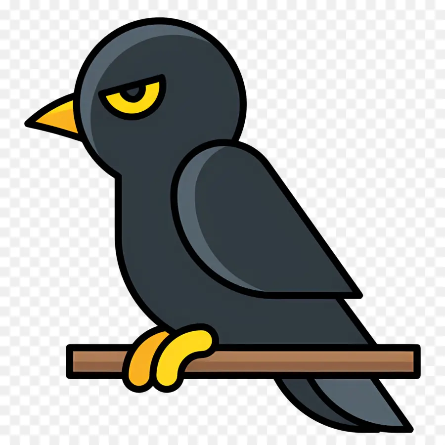 Corbeau，Oiseau Noir PNG